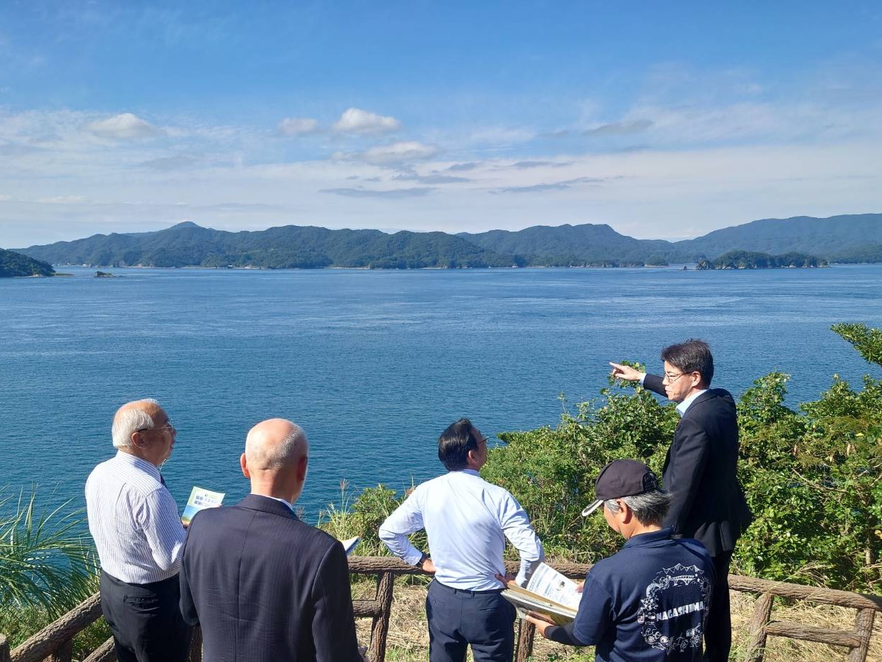 鹿児島県長島町にて国政報告を行いました - けんざか茂範OFFICIAL WEBSITE