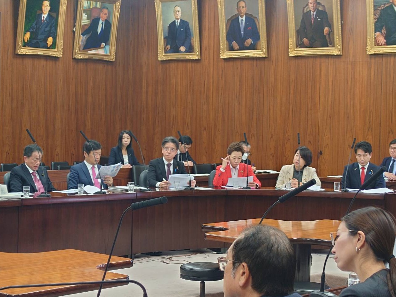 参議院「国土交通委員会」に出席しました - けんざか茂範OFFICIAL WEBSITE