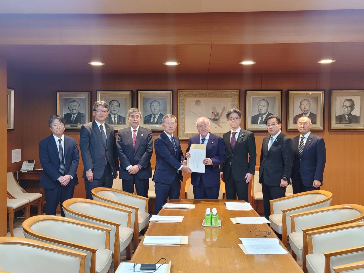 清須会議 全建の自民党幹部等への要望に立ち会いました - けんざか茂範OFFICIAL