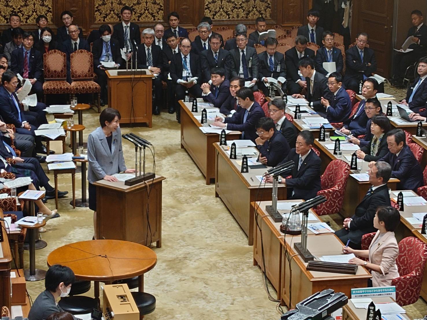 参議院「予算委員会」に陪席しました - けんざか茂範OFFICIAL WEBSITE