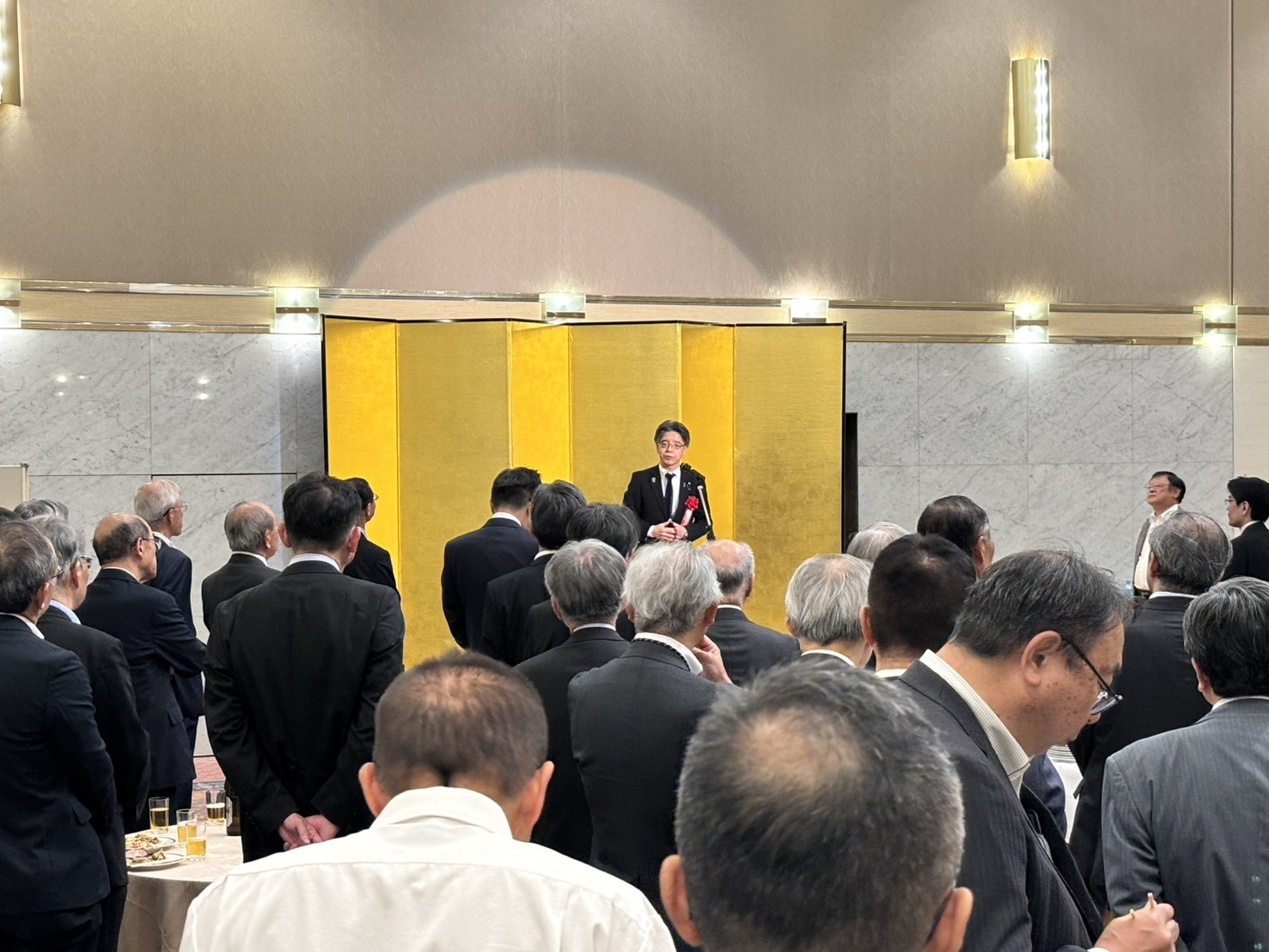 関東建設協会の懇親会に出席しました - けんざか茂範OFFICIAL WEBSITE